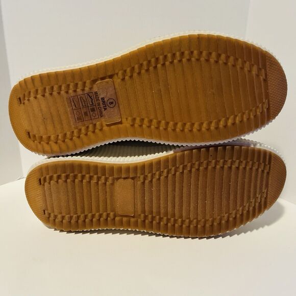 Nicole Miller New York Brita Women's Sneakers 8 Beige Mist Platform Multicolor - Picture 6 of 7